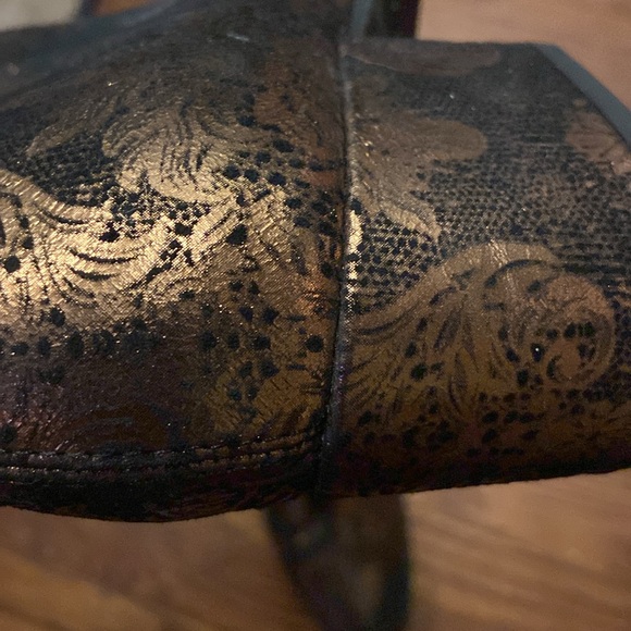 Vagabond Daisy Metallic Ankle Bootie Size 37 - Picture 7 of 7